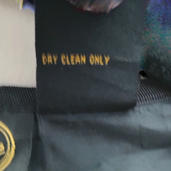 NWT Vintage Allure Embroidered Jungle Scene Jacket L Heathery Black Cotton Artsy - Picture 8 of 9